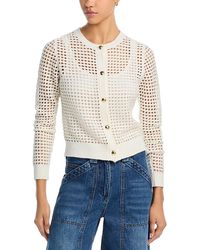 Rag & Bone - Ezra Open Knit Cardigan - Lyst