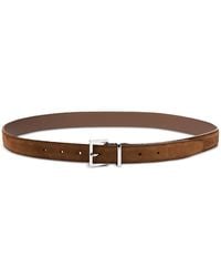 FRAME - The Suede Square Buckle Belt - Lyst