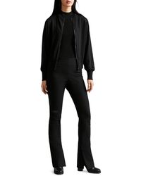 Ted Baker Synthetic Millieo Contrast Back Panel Woven Cardigan in Black ...