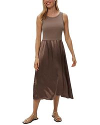 Michael Stars - Bridgette Mixed Media Tank Dress - Lyst