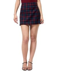 French Connection - Melba Plaid Suiting Mini Skirt - Lyst