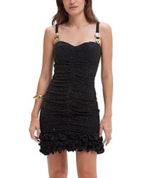 PATBO - Gavea Ruched Mesh Mini Dress - Lyst