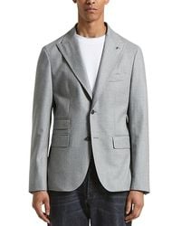 Peserico - Solid Regular Fit Peak Lapel Sport Coat - Lyst