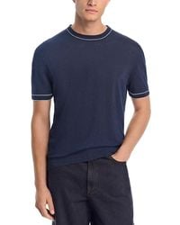 BOSS - Linen Blend Crewneck Sweater - Lyst