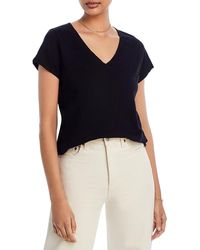 Velvet By Graham & Spencer - Jilian V-Neck Tee - Lyst