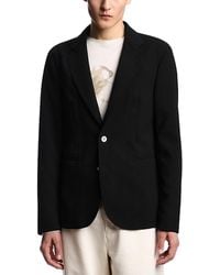 Emporio Armani - Regular Fit 3D Crepe Jersey Blazer - Lyst
