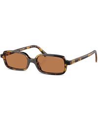 Miu Miu - Rectangle Sunglasses, 51Mm - Lyst