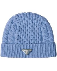Prada - Wool Beanie - Lyst