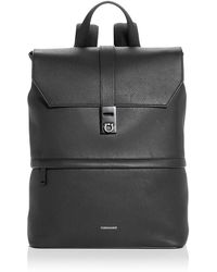 Ferragamo - Gancini Buckle Leather Backpack - Lyst