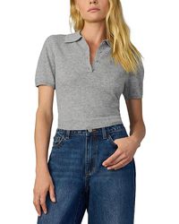 Joe's Jeans - The Cashmere Short Sleeve Polo Sweater - Lyst