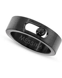 Messika - Diamond Move Titanium Total Small Ring - Lyst