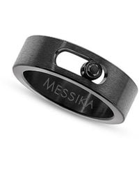 Messika - Diamond Move Titanium Total Small Ring - Lyst