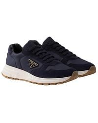 Prada - Prax 01 Re-Nylon And Suede Sneakers - Lyst