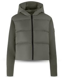 Canada Goose - Hybridge Wide Quilt Knit Hoodie - Lyst