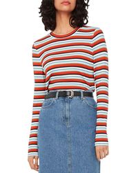 Whistles - Ribbed Crewneck Sweater - Lyst