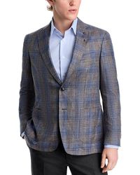 Peter Millar - Dawson Regular Fit Plaid Soft Wool Silk Blend Jacket - Lyst