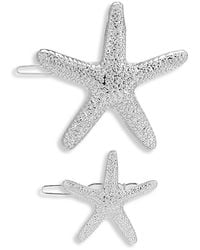 Ettika - Starfish Hair Barrettes, Set Of 2 - Lyst