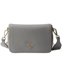 Prada - Leather Shoulder Bag - Lyst