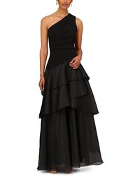 Aidan Mattox - One Shoulder Tiered Gown - Lyst