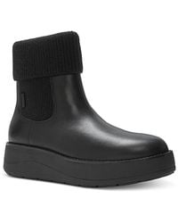 Fitflop - Gen-Ff Roam Knit Leather Boots - Lyst