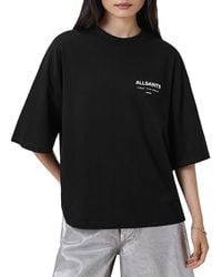 AllSaints - Under Amelie Tee - Lyst