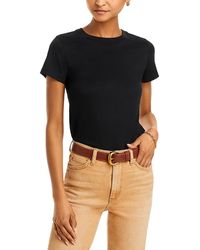 FRAME - Fitted Crewneck Tee - Lyst