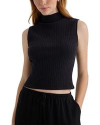 Bella Dahl - Sleeveless Mock Neck Top - Lyst