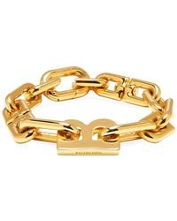Balenciaga - B Chain Thin Bracelet - Lyst
