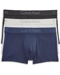 Calvin Klein - Ultra Soft Modal Trunks, Pack Of 3 - Lyst