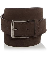 BOSS - Ronnie Suede Belt - Lyst