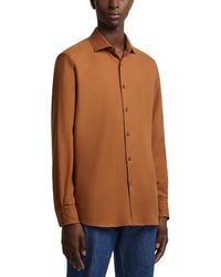 ZEGNA - Cashco Regular Fit Button Down Shirt - Lyst