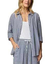 Splendid - Ella Striped Button Down Shirt - Lyst