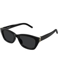 Saint Laurent - Rectangular Sunglasses, 55Mm - Lyst