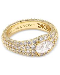 Kendra Scott - Bella Crystal Band Ring - Lyst