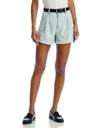 Blank NYC - Denim A Line Cuffed Shorts - Lyst