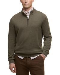 Barbour - Kelson Half Zip Knitted Jumper Sweater - Lyst