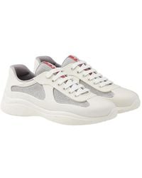 Prada - America's Cup Soft Rubber And Bike Fabric Sneakers - Lyst