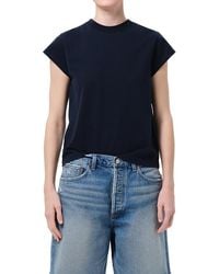 Agolde - Bryce Cap Sleeve Tee - Lyst