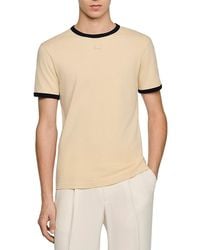 Sandro - Logo Ringer Tee - Lyst