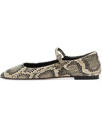 Aeyde - Uma Snake Print Flats - Lyst