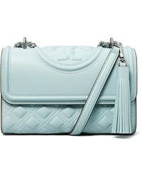 Tory Burch - Fleming Small Quilted Leather Convertible Shoulder Bag - Lyst