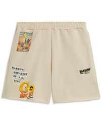 Barrow - 5.7 Patch Logo Sweat Shorts - Lyst