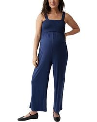 Ingrid & Isabel - Maternity Smocked Jumpsuit - Lyst
