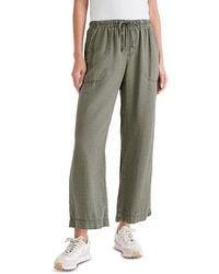 Splendid - Angie Cropped Wide Leg Pants - Lyst