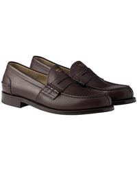 Prada - Leather Loafers - Lyst