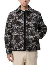 Les Deux - Rose Jacquard Button Overshirt - Lyst