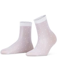 FALKE - Sheer Dot Ankle Socks - Lyst