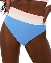 Beach Riot - Heidi Color Blocked High Waisted Bottom - Lyst