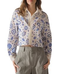 CISSA - Shorty Poplin Shirt - Lyst