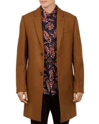 ted baker cambear 2 button overcoat